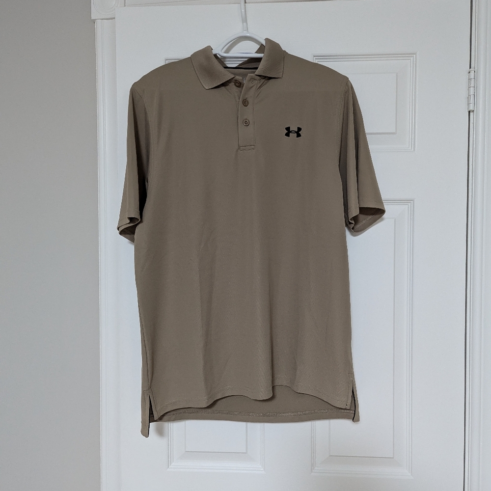(Bundle 2 for $8) EUC Under Armour Heat Gear Men's Golf Polo